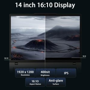 Lenovo ThinkPad T14 Gen 6 Business Laptop (14" FHD+, Intel 12-Core Ultra 5 225U (> Ultra 7 155U), 32 GB DDR5 RAM, 1TB SSD), retroiluminación, lector de huellas dactilares, cámara web de 5 MP