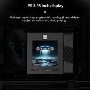 Thermalright Phantom Spirit 120 Vision EVO CPU Air Cooler, Twin Tower Radiator 2150RPM Speed,480x480 Resolving Power IPS Screen with 3.95in,Computer Cooler for Intel lga1851/1700/115x,AM4/AM5