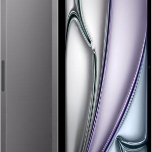 Apple iPad Air 11-inch with M3 chip Built for Apple Intelligence, Liquid Retina Display, 128GB, 12MP Front/Back Camera, Wi-Fi 6E, Touch ID, All-Day Battery Life — Space Gray