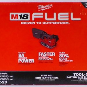 Herramienta Eléctrica Milwaukee M18 Fuel Lijadora de Banda de 3"" x18