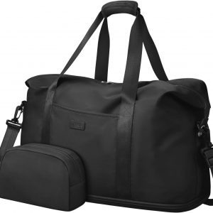 Expandable Travel Duffle Bags Weekender Overnight Bags for Women Men Hospital Bag for Women Labor Delivery with Toiletry Bag Waterproof