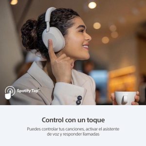 Sony WH-1000XM5 - Auriculares inalámbricos con cancelación de ruido, duración de la batería de 30 horas, estilo sobre la oreja, optimizados para Alexa y Google Assistant, micrófono integrado para
