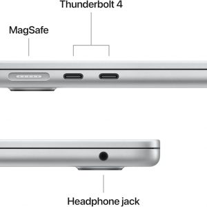 Apple 2025 MacBook Air 13-inch Laptop with M4 chip: Built for Apple Intelligence, 13.6-inch Liquid Retina Display, 16GB Unified Memory, 512GB SSD Storage, 12MP Center Stage Camera, Touch ID; Silver