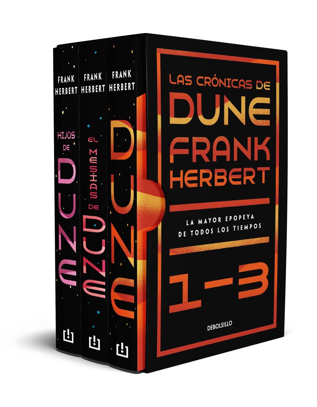 Estuche Las crónicas de Dune: Dune, El mesías de Dune e Hijos de dune / Frank Herbert's Dune Saga 3-Book Boxed Set: Dune,Dune Messiah, and Children of Dune (Spanish Edition)