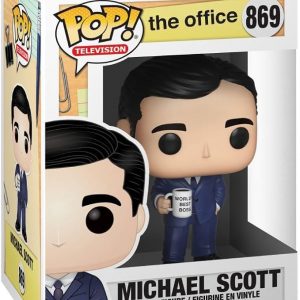 Funko Pop TV: The Office - Michael Scott - Figura de vinilo coleccionable - Idea de regalo - Mercancía oficial - Juguetes para niños y adultos - Fans de la comedia - Figura modelo para coleccionistas