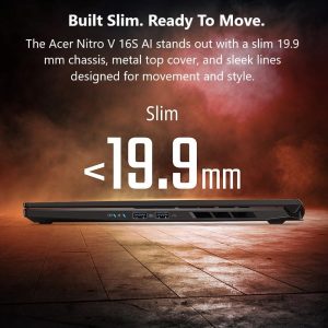 Acer Nitro V 16S AI portátil para juegos | Procesador AMD Ryzen 7 260 | GPU para portátiles NVIDIA GeForce RTX 5060 (572 AI Tops) | pantalla IPS WUXGA 180Hz de 16" | DDR5 32GB | SSD Gen 4 1TB | Wi-Fi