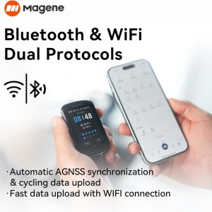 Magene C506SE - Computadora inalámbrica para bicicleta con GPS - Pantalla a color de 2.4 pulgadas, navegación de ruta, Bluetooth y WiFi, posicionamiento rápido 5s, soporta 9 dispositivos de ciclismo