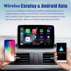 Kit de Adaptación Inalámbrica CarPlay para Mazda, Concentrador USB OEM TK78-66-9U0C que se Adapta al Sistema MZD Connect Compatible con Mazda 2/3/6/CX3/CX5/CX9/MX5 2014-2020 (Solo Compatible con