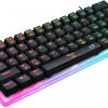 Redragon K605 Alien Giant Mechanical Gaming Keyboard, Super Big 61 Keys & Outemu Blue Switch, RGB LED Backlit Ergonomic Wired Type-C Full Key Conflict Free Anti-Ghosting NKRO Keyboard