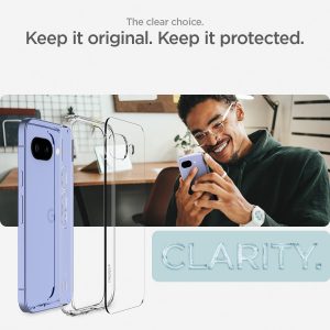 Spigen for Pixel 9a Case, Ultra Hybrid (2025) [Anti-Yellowing] [Military-Grade Protection] - Clear