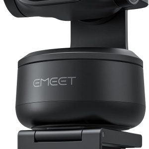 EMEET PIXY Dual-Camera AI-Powered PTZ Camera 4K, AI Tracking, PDAF&AI Autofocus 0.2s, 1/2.55'' Sony Sensor, 3 Mics, Presets, Gesture Control, 4K Webcam for Streaming and OBS/Twitch/Switch 2 Compatible