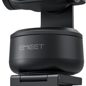 EMEET PIXY Dual-Camera AI-Powered PTZ Camera 4K, AI Tracking, PDAF&AI Autofocus 0.2s, 1/2.55'' Sony Sensor, 3 Mics, Presets, Gesture Control, 4K Webcam for Streaming and OBS/Twitch/Switch 2 Compatible