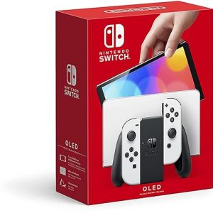 Nintendo Switch – OLED Model w/White Joy-Con
