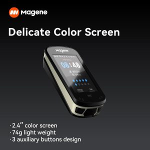 Magene C506SE - Computadora inalámbrica para bicicleta con GPS - Pantalla a color de 2.4 pulgadas, navegación de ruta, Bluetooth y WiFi, posicionamiento rápido 5s, soporta 9 dispositivos de ciclismo