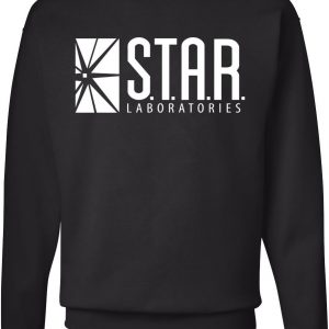 Superior Apparel Star Labs - Sudadera con cuello redondo para adulto