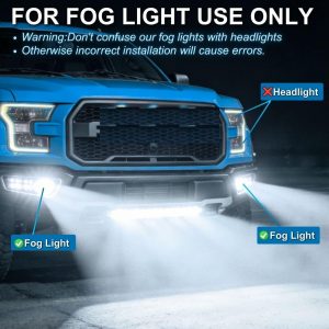 Marsauto 9005/HB3 9006/HB4 Light Bulbs Combo, 60,000LM Super Brighter M1S 9005 9006 Bulbs or Fog, 1:1 Design HB3 HB4 Lights Combo, 6000K Cool White, 3 Min Plug and Play, IP68, Pack of 4