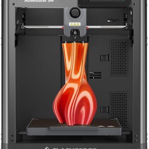 FLASHFORGE AD5M 3D Printer Fully Auto Calibration Print with 1-Click Max 600mm/s Speed, All-Metal CoreXY Structure Precise Printing, Easy-Maintenance Quick-Swap Nozzle, Print Size 220x220x220mm
