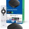 IT'S BRAZILIAN 2 Pack onn 4K Streaming Device, Google TV - Fast Streaming, Ultra HD, 8GB Storage, 2GB RAM, Remote with Voice Control
