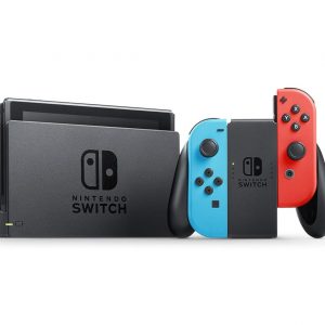 Nintendo Switch – OLED Model w/Neon Red & Neon Blue Joy-Con
