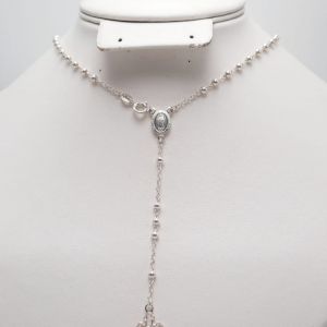 Rosario y Denario Plata 925