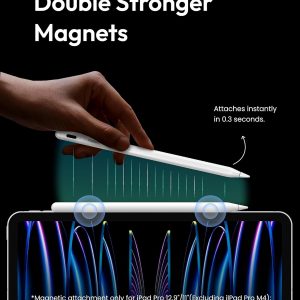 Metapen Lápiz A8 para Apple iPad 2018-2025, (carga 2 veces más rápida), sensibilidad de inclinación, precisión de píxeles, lápiz óptico para iPad 11/10/9/8/7/6ª generación, Pro 12.9/11/13 pulgadas M4