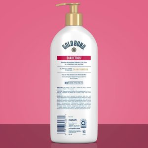 Gold Bond Diabetics' Dry Skin Relief Body Lotion With Vitamin E & Aloe To Soothe & Moisturize Dry, Flaky & Rough Skin, Value Size, 21 oz.