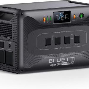 BLUETTI Apex 300 Portable Power Station, 2764.8Wh Solar Generator LFP Battery Backup with 6 3840W AC Outlets (7680W Surge), Simultaneous 120V/240V Output & Black Start, for Home, RV and Emergencies