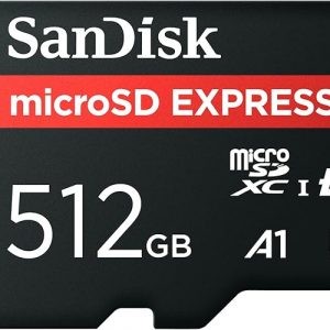 SanDisk Tarjeta microSD Express de 512 GB, funciona con Nintendo-Switch 2, lectura de hasta 880 MB/s, escritura de hasta 650 MB/s, escritura sostenida de 220 MB/s, U3, C10 - SDSQXFN-512G-GN4N