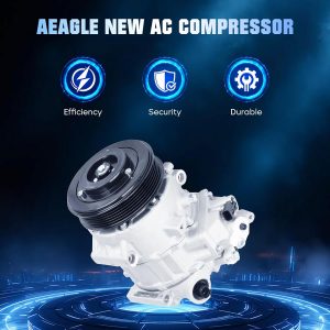 Air Conditioner AC Compressor with Clutch for Toyota Camry 2.5 2.5L 2012 2013 2014 2015 2016 2017, for Toyota RAV4 2.5L 09 10 11 12 2009 2010 2011 2012