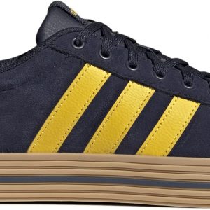adidas Unisex Daily 4.0 Shoes Non Football Low Shoes, Legend Ink Utility Yellow Gum 3, 5