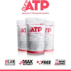 BulkStimulants Pure ATP - Polvo de trifosfato de adenosina - Aumenta la energía, la resistencia, la fuerza, la recuperación y la bomba muscular, más rápido que la creatina HMB y el óxido nítrico,