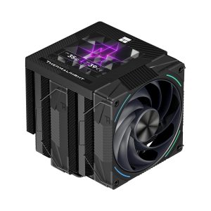 Thermalright Phantom Spirit 120 Vision EVO CPU Air Cooler, Twin Tower Radiator 2150RPM Speed,480x480 Resolving Power IPS Screen with 3.95in,Computer Cooler for Intel lga1851/1700/115x,AM4/AM5