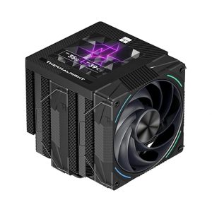 Thermalright Phantom Spirit 120 Vision EVO CPU Air Cooler, Twin Tower Radiator 2150RPM Speed,480x480 Resolving Power IPS Screen with 3.95in,Computer Cooler for Intel lga1851/1700/115x,AM4/AM5