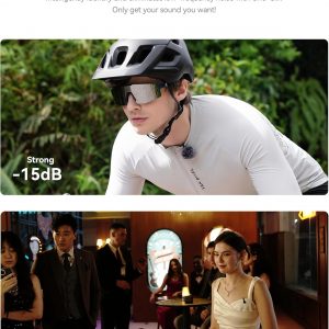 Hollyland Lark M2S Mini Combo (cámara RX+Type-C RX) Micrófono inalámbrico para cámara/iPhone/Android/Laptop, 0.17 oz ligero, clip de titanio, rango de 984.3 ft, creadores de contenido, enseñanza en