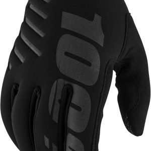 100% BRISKER Cold Weather Motocross & Mountain Bike Gloves - Warm Winter MTB & MX Powersport Racing Protective Gear