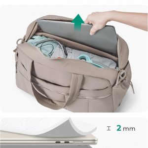 BAGSMART Gym Bag for Women, Duffle Bag for Travel with Wet Pocket, Lightweight Carry on Weekender Duffel, Water Resistant