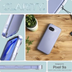 Spigen for Pixel 9a Case, Ultra Hybrid (2025) [Anti-Yellowing] [Military-Grade Protection] - Clear