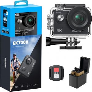 Videocámara sumergible DV con wifi AAKASO EK7000 4K Action Camera Sports.