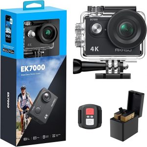 Videocámara sumergible DV con wifi AAKASO EK7000 4K Action Camera Sports.