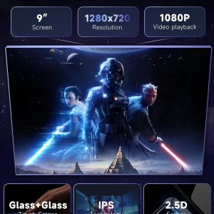 8 Core 6G 128G Car Stereo Radio for Honda Civic 2001-2005 with Wireless CarPlay Android Auto DSP/36EQ MirrorLink 9 inch 1280x720P IPS Touchscreen Bluetooth 5.0 GPS FM/RDS WiFi AHD Backup Camera