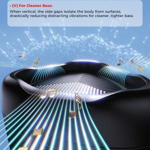 Bluetooth Speaker with HD Sound, Portable Wireless, IPX5 Waterproof, Up to 20H Playtime, TWS Pairing, BT5.3, for Home/Party/Outdoor/Beach, Electronic Gadgets, Birthday Gift (Black)