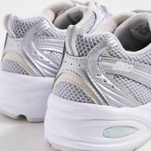 New Balance 530 Sneakers, Grey/Grey, 5.5 US Women/4 US Men