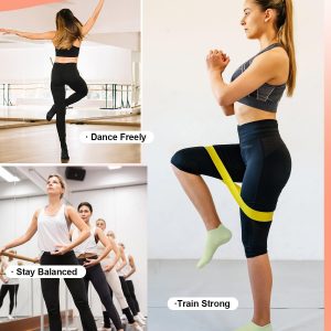 3/6 Pairs Grip Pilates Socks for Women, Non-slip Yoga Athletic Socks for Barre Ballet Barefoot Workout Hospital