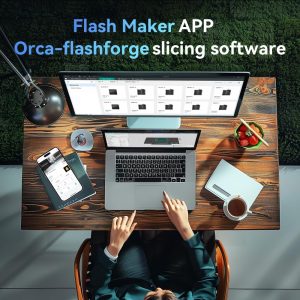 FLASHFORGE AD5M 3D Printer Fully Auto Calibration Print with 1-Click Max 600mm/s Speed, All-Metal CoreXY Structure Precise Printing, Easy-Maintenance Quick-Swap Nozzle, Print Size 220x220x220mm