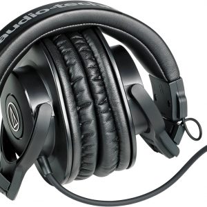 Audio-Technica ATH-M30x Auriculares profesionales para monitor de estudio, color negro