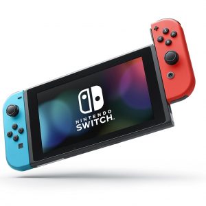 Nintendo Switch – OLED Model w/Neon Red & Neon Blue Joy-Con
