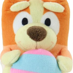 Animal Adventure | Bluey | Bingo Coleccionable de Peluche de 4" para la Palma | Sonido Electrónico