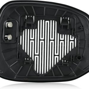 Left Driver Side Mirror Glass Replacement Compatible with 2012-2013 Honda Civic Rear View Side Heated Mirror Replace 76253TR3A01