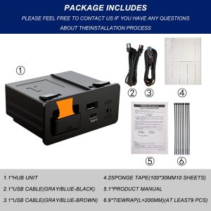 Kit de reajuste inalámbrico CarPlay para Mazda tipo C, TK78-66-9U0C, Hub multimedia OEM para el sistema MZD Connect, compatible con Mazda 2/3/6/CX3/CX5/CX9/MX5 2015-2020 (solo admite CarPlay