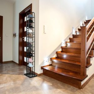 Tandefio 78" Black Floor Standing Hat Rack Tower 12 Tier Hat Display Rack Cap Organizer Metal Hats Stand Hats Wigs Holder for Cap Retail Display Storage Vertically